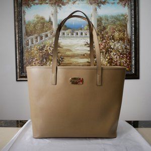 MICHAEL KORS Tan Signature Tote Bag